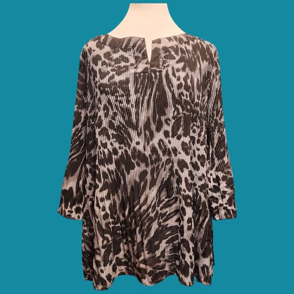 Just My Size Animal Print Blouse Size 3X - Picture 1 of 6